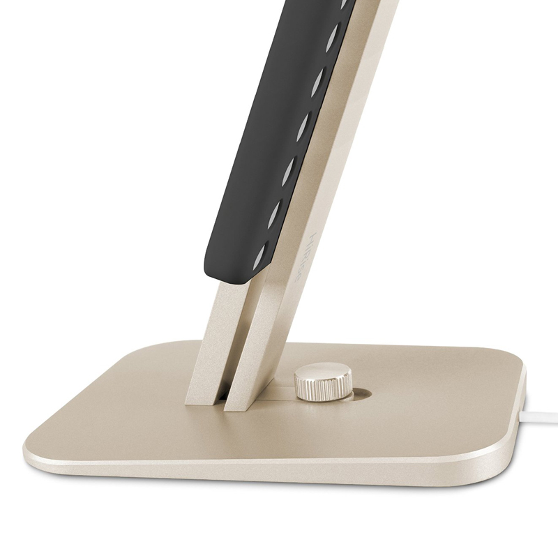 Twelve South HiRise Deluxe Desktop Stand inkl. Lighting-Kabel und Micro-USB-Kabel für iPhone gold