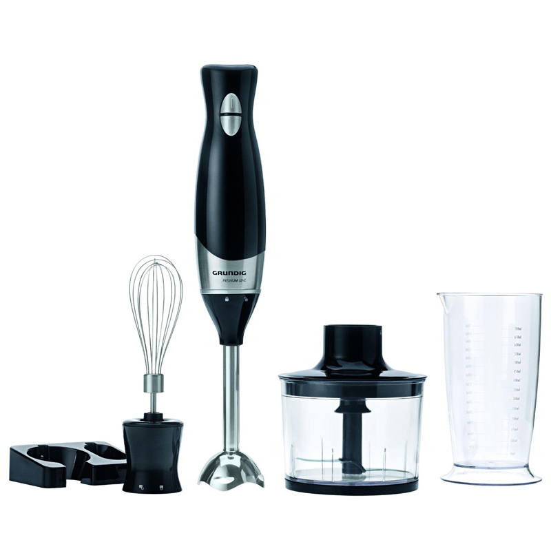 Grundig BL 5040 Premium-Stabmixer-Set schwarz-silber