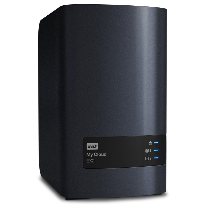 Western Digital My Cloud EX2 Persönlicher Cloud-Speicher 2x2TB NAS