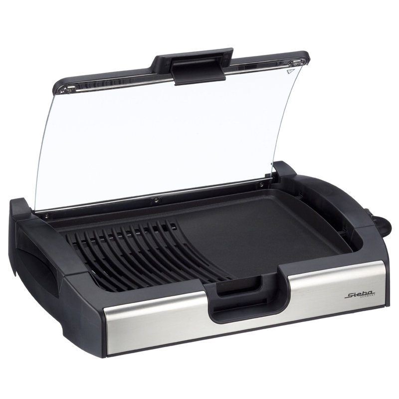 Steba VG200 Barbecue-Elektrogrill Tischgrill mit Glasdeckel NEU