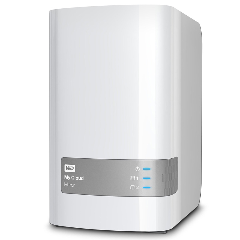 Western Digital My Cloud Mirror 4TB NAS-System weiß