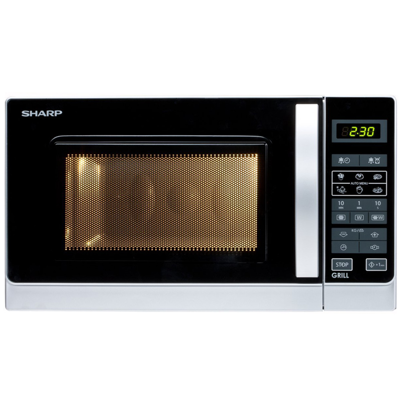 Sharp R642INW Silbermetallic Mikrowelle