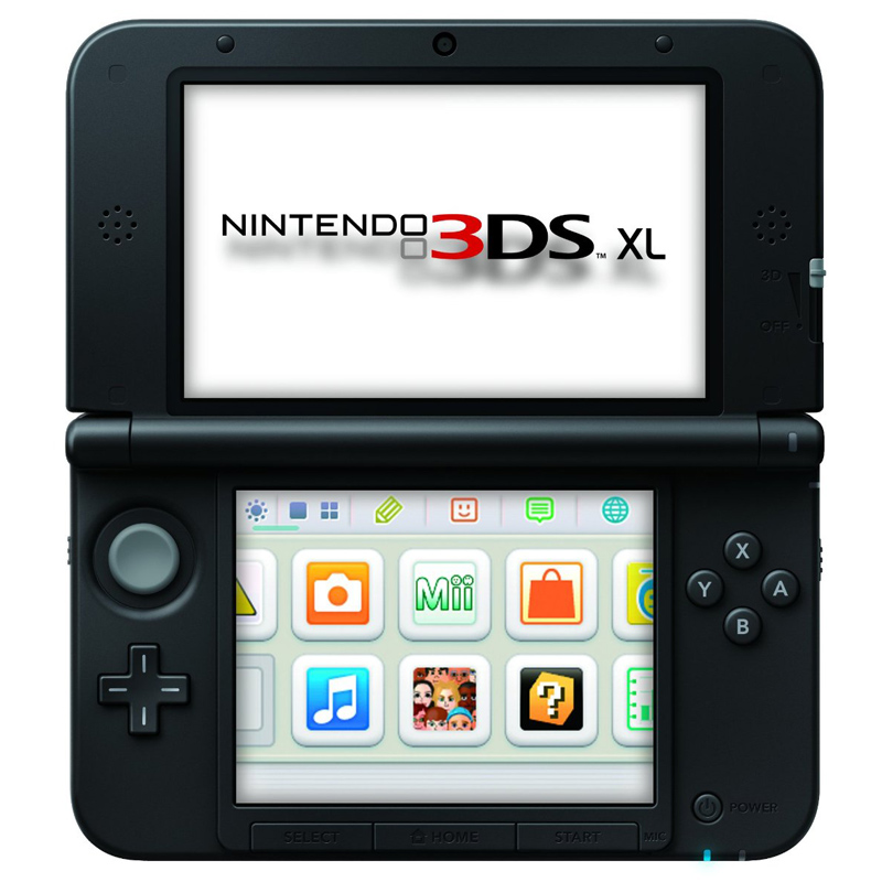 Nintendo 3DS XL Spielekonsole rot/schwarz