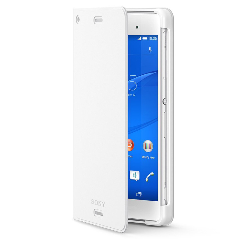 Sony WCR14 induktives Ladeset mit Schutzhülle für Sony Xperia Z3 weiß