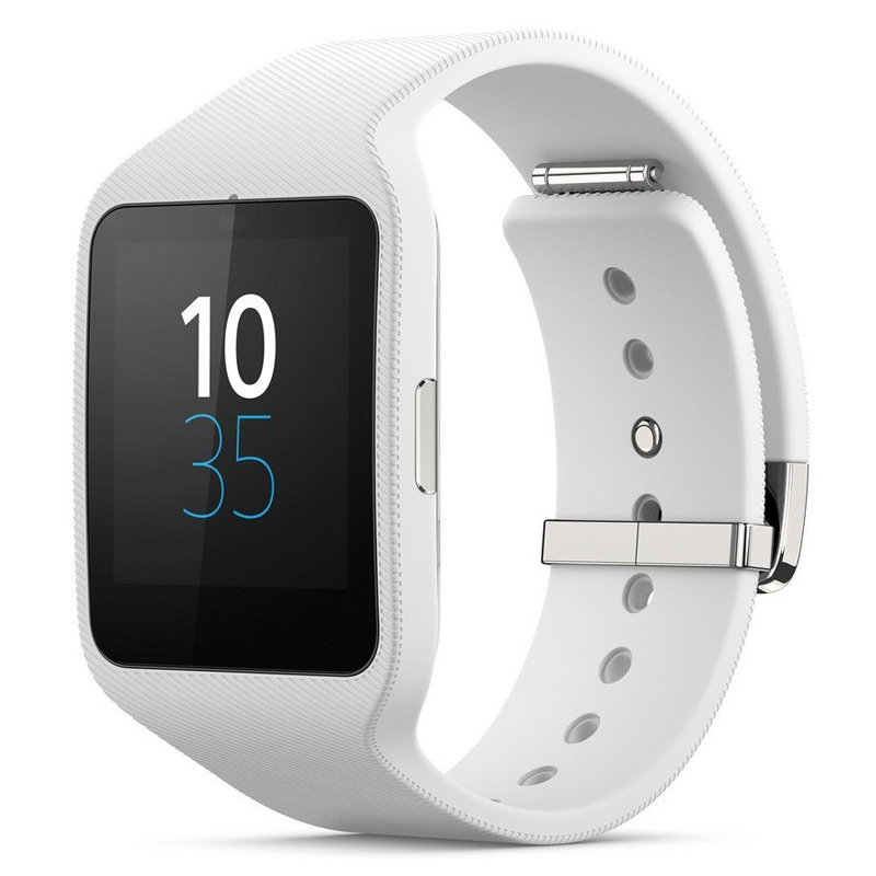 Sony Mobile Classic Armband Wechselband für Sony SmartWatch 3 weiss