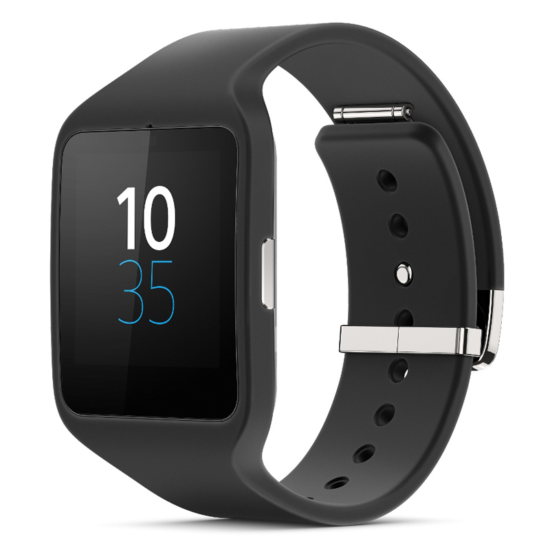 Sony Mobile Classic Armband Wechselband für Sony SmartWatch 3 schwarz