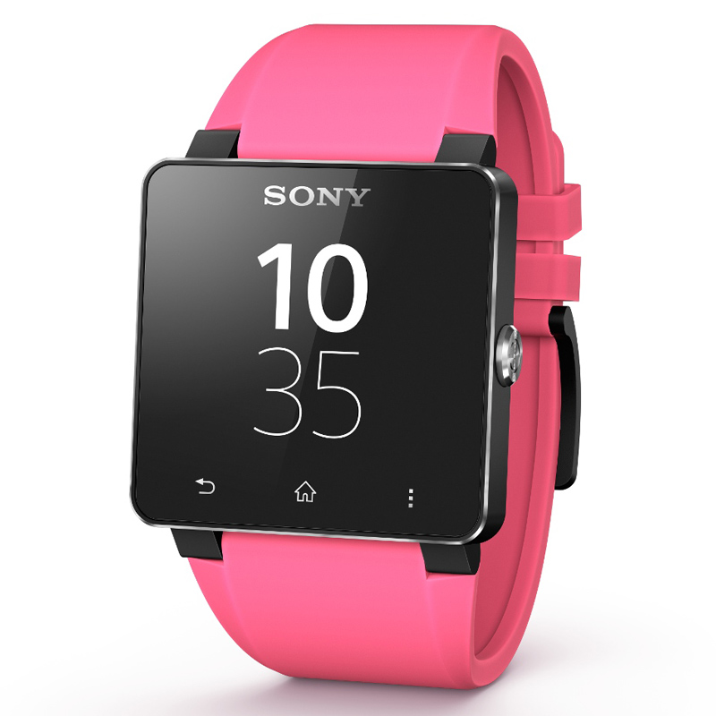 Sony SE20 Siliconarmband für SmartWatch 2 pink