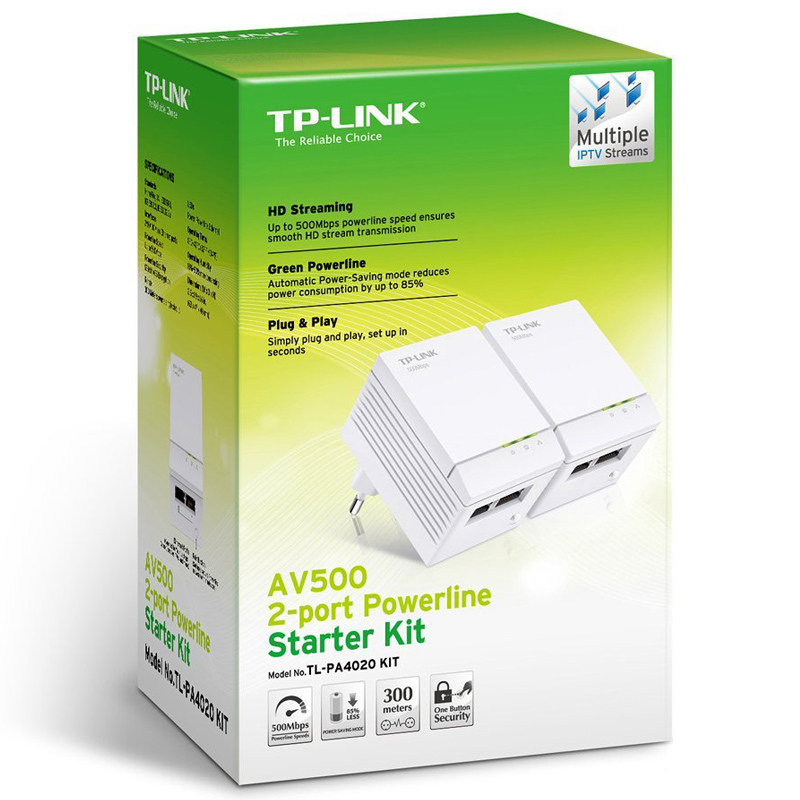 TP-Link TL-PA4020 KIT AV500 Nano Powerline-Netzwerkadapter Kit