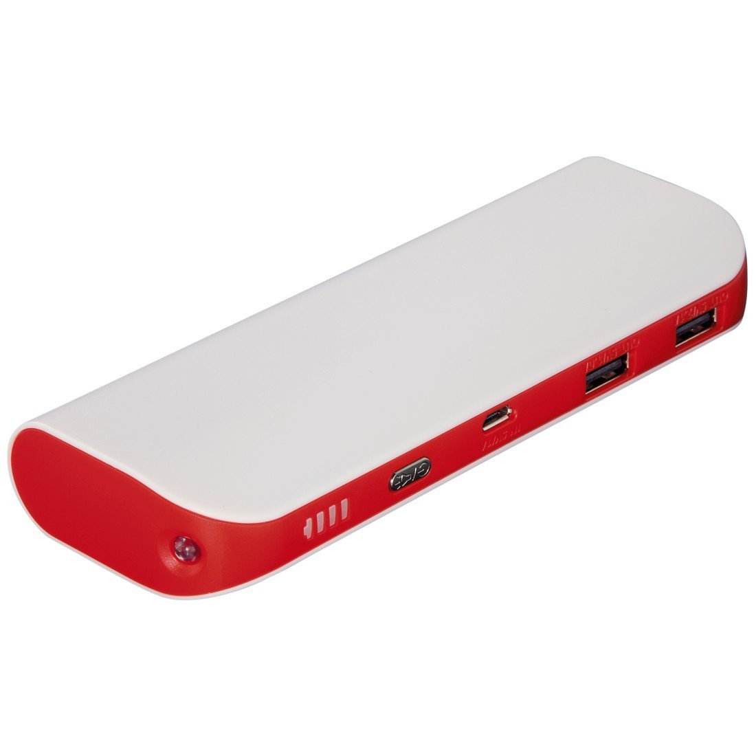Hama Power Pack Pipe 10400 mAh Weiß/Rot