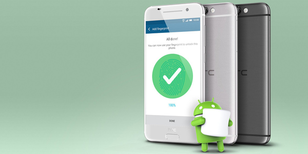 HTC One A9 silver Handy