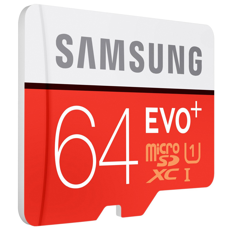 Samsung EVO+ 64GB microSDHC Card 80MB/s + Adapter