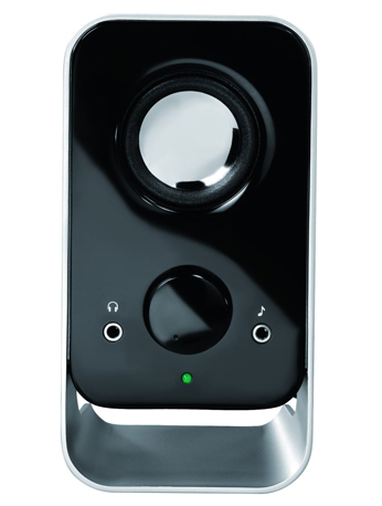 Logitech LS-11 2.0 Lautsprechersystem schwarz-silber