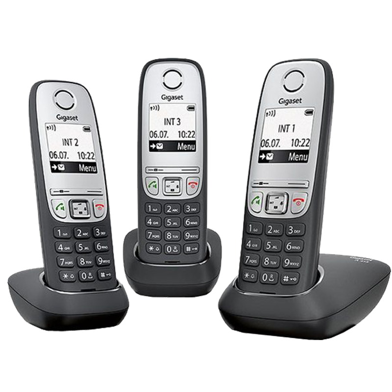 Gigaset A415 Trio schwarz Schnulostelefon