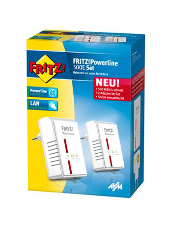 AVM FRITZ!Powerline 500E Set Netzwerkadapter
