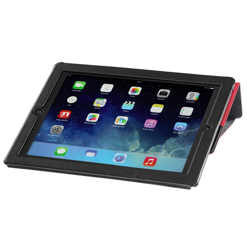 Hama Portfolio Flipcase für iPad 2/3/4 Rot Schwarz