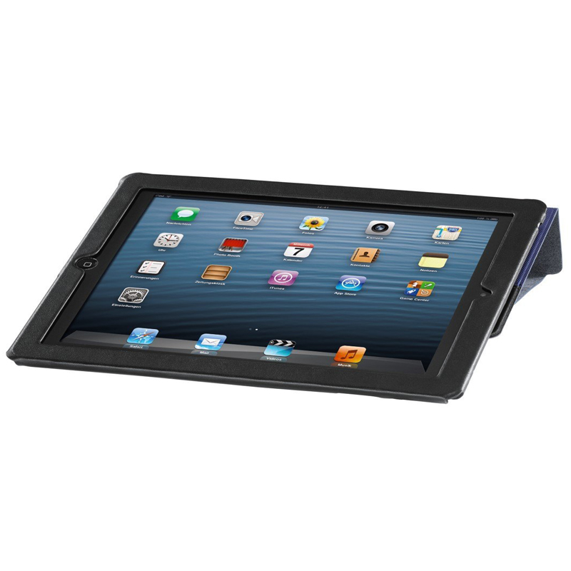 Hama Portfolio Flipcase für iPad 2/3/4 Blau Schwarz