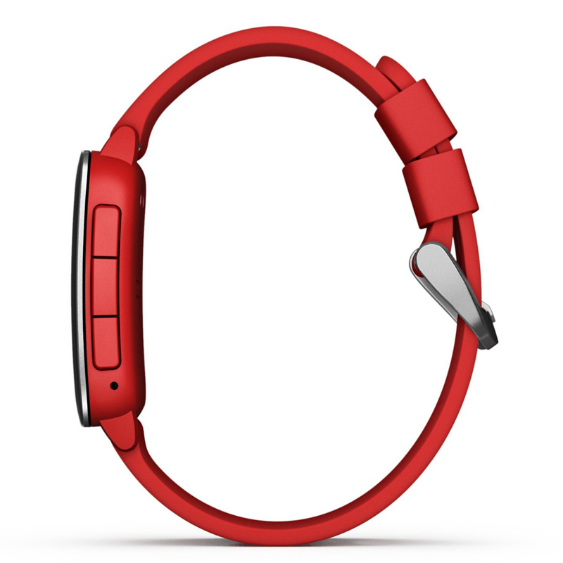 Pebble Time Smartwatch rot