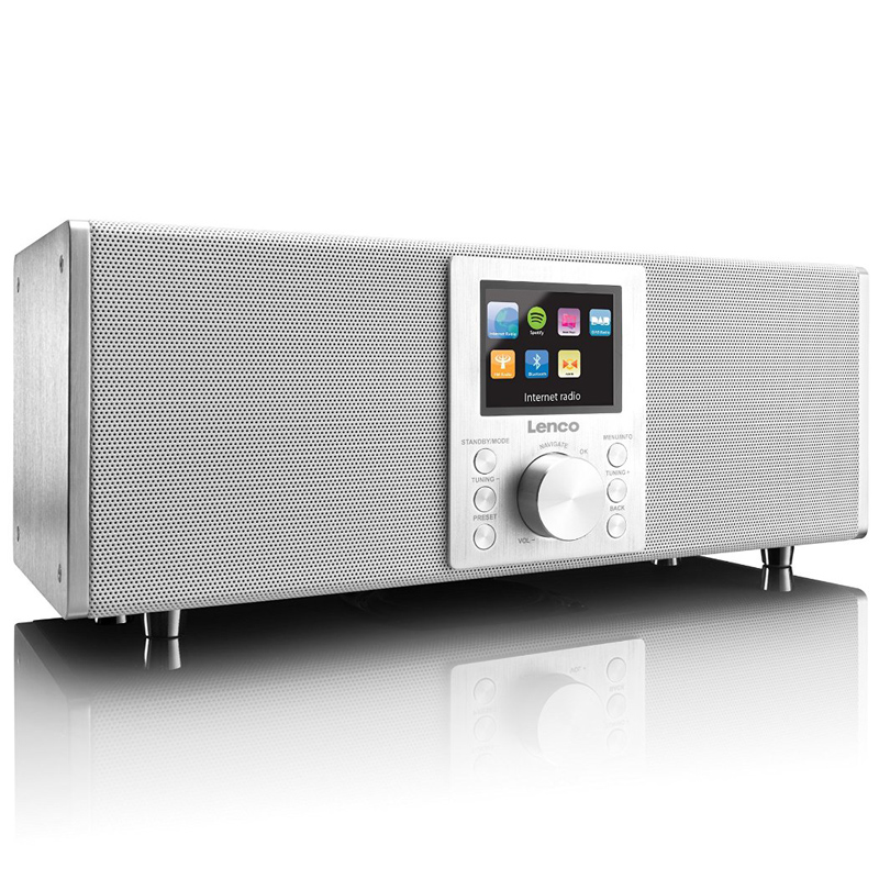 Lenco Concerto DIR-2000 2.1 WiFi Internet Radio weiß