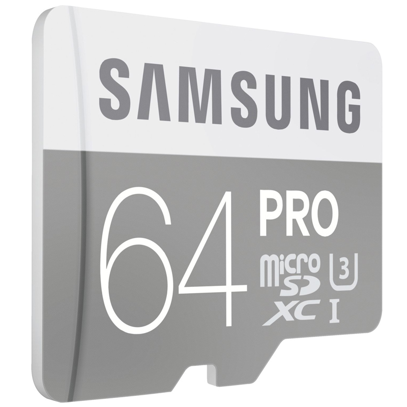 Samsung PRO 64GB micro SDXC Card 90MB/s + Adapter