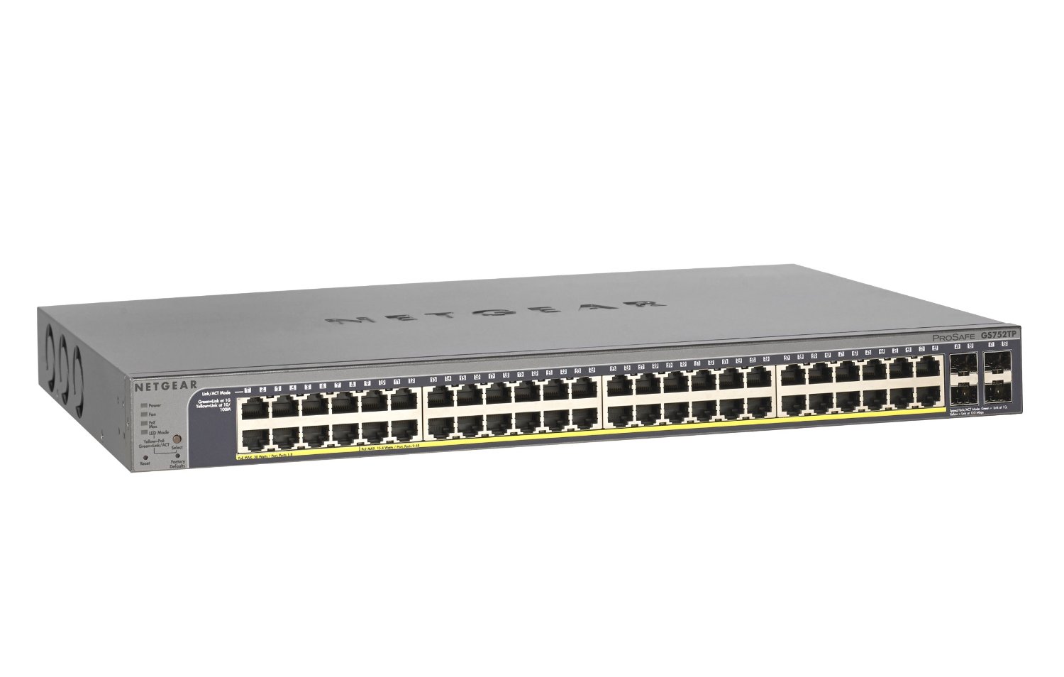 Netgear ProSafe GS752TP 52-Port Gigabit PoE Smart Switch