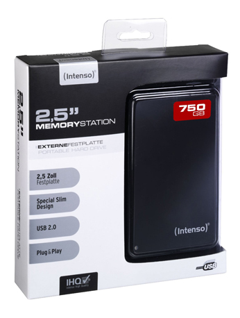 Intenso MemoryStation 2,5 750 GB schwarz