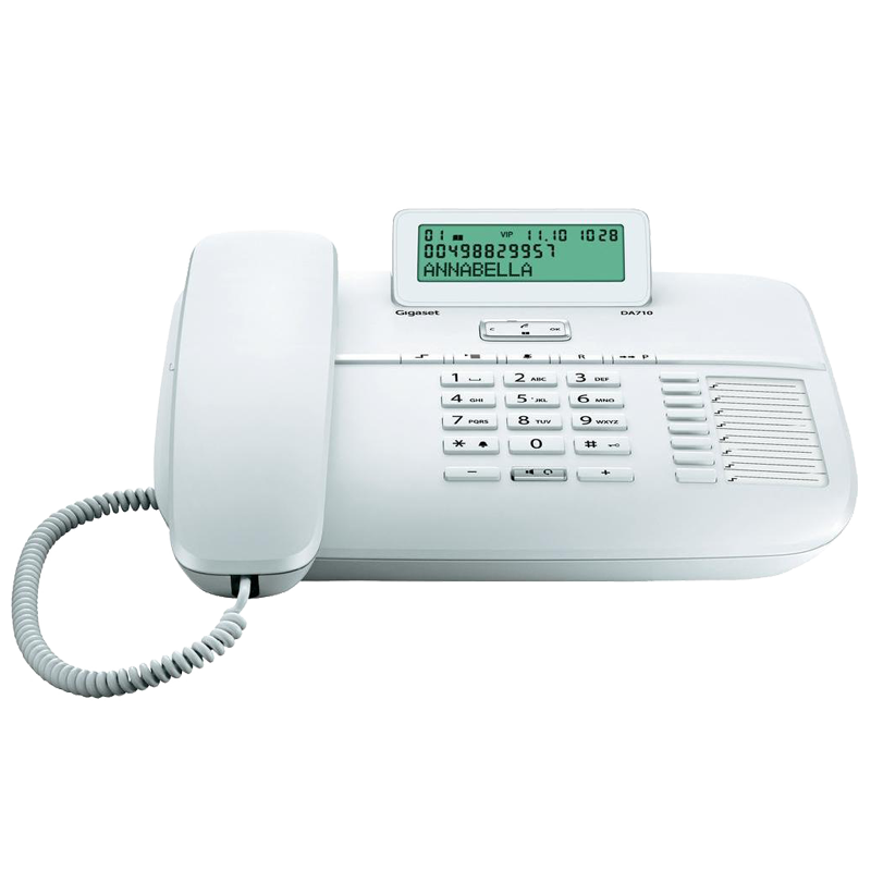 Gigaset DA710 weiss schnurgebundenes Telefon