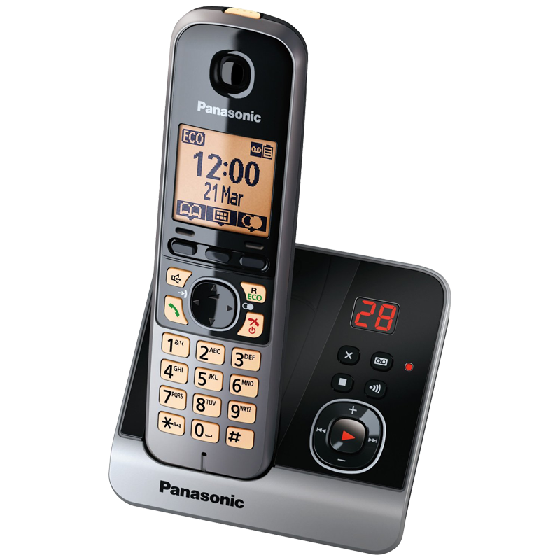 Panasonic KX-TG6722GB duo schwarz Schnurlostelefon (2. Wahl)