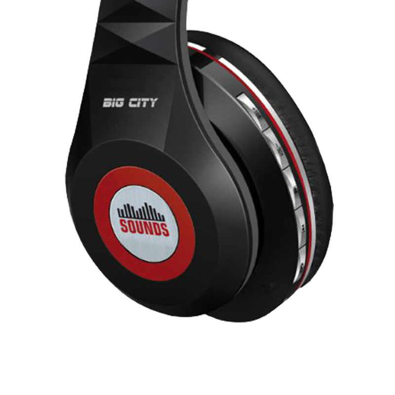 Sounds Big City Over-Ear Premium Bluetooth Kopfhörer schwarz
