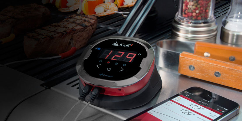 iGrill 2 Bluetooth Grill Thermometer für Smartphone rot