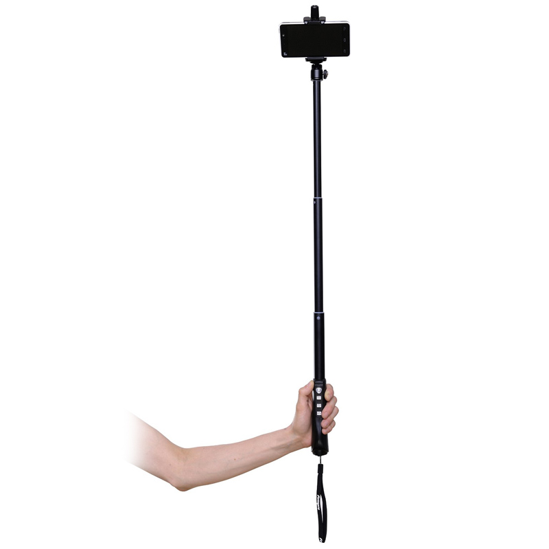 Rollei Selfie Stick Arm Extension mit Bluetooth Auslöser schwarz