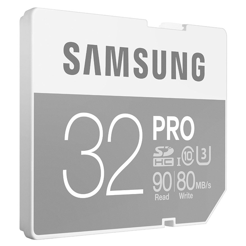 Samsung PRO 32GB SDHC Card 90MB/s UHS-I Grade 3