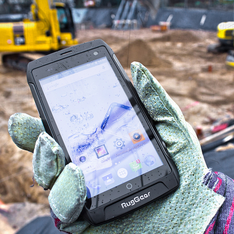 RugGear RG730 Outdoor Smartphone schwarz