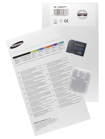 Samsung SDHC 32GB Class 6 Flash-Speicherkarte