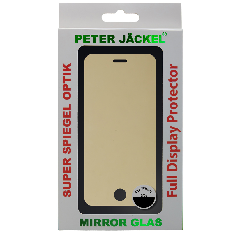 Peter Jäckel HD Mirror Glass für Apple iPhone 6/ 6S/ iPhone 7 Gold