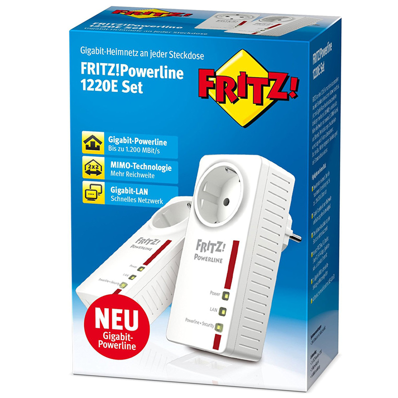 AVM FRITZ!Powerline 1220E Set