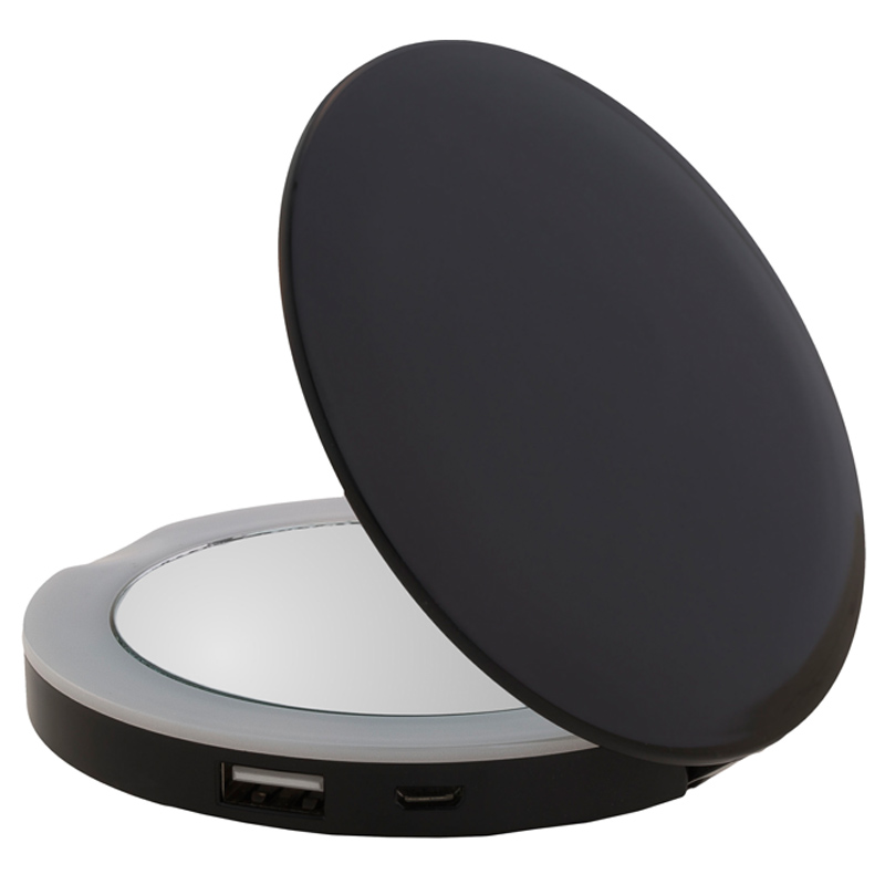 Peter Jäckel Powerbank ULTRA THIN LED 3000mAh Schwarz