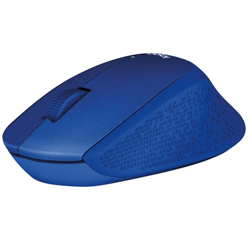 Logitech M330 Silent Plus Maus blau
