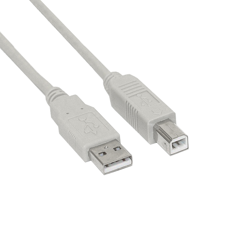 InLine USB 2.0 Kabel A/B 1m beige 34510H