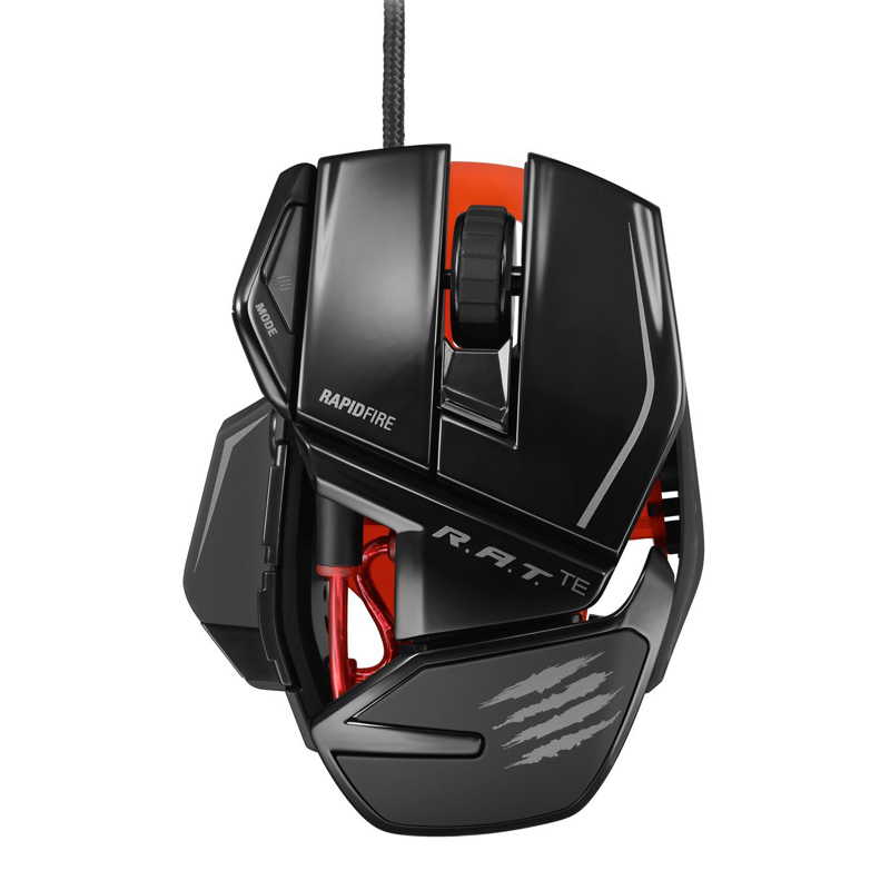 Mad Catz R.A.T. TE Gaming Maus schwarz glänzend Ausstellungsgerät