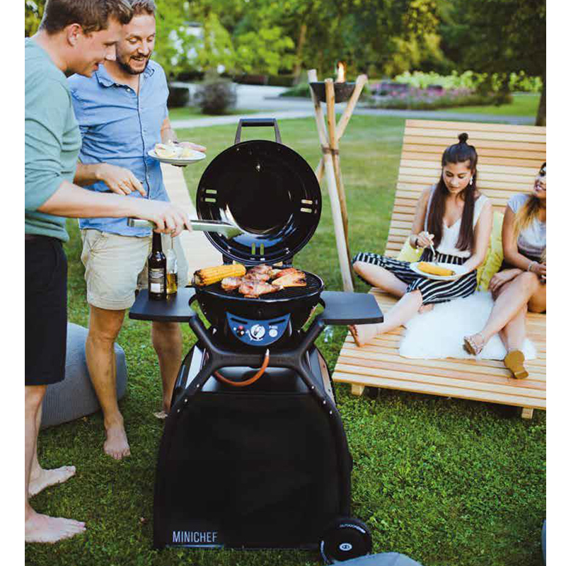 Outdoorchef P-420 E Minichef + Station Elektrokugelgrill schwarz