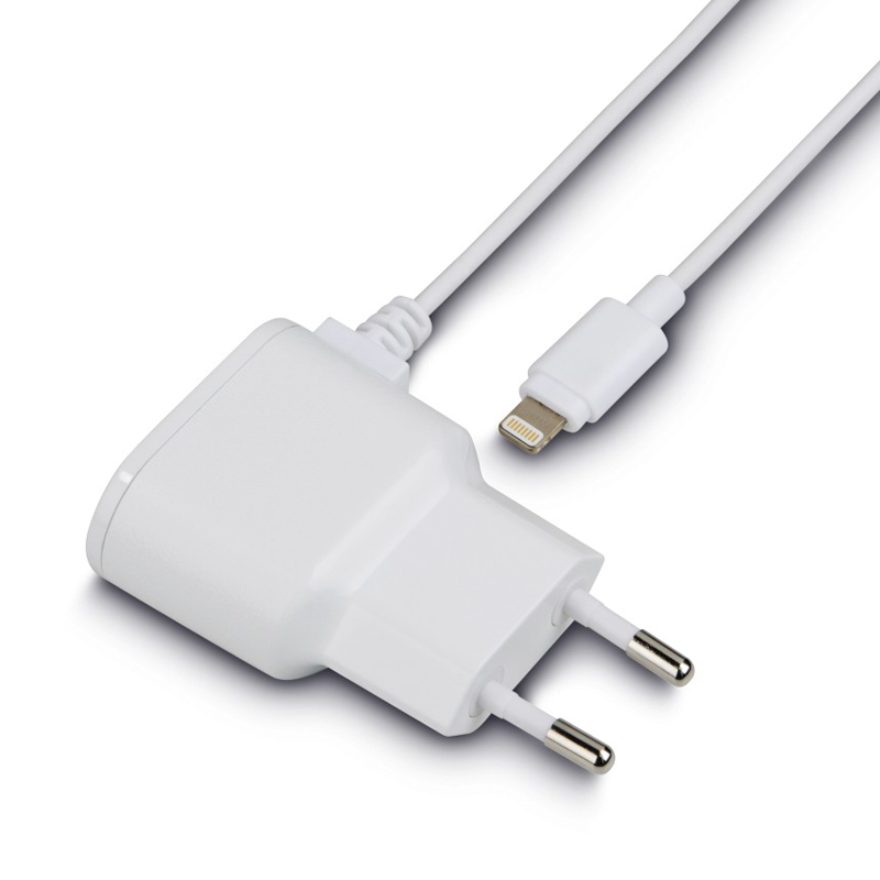 Hama Ladegerät, Lightning, 1 A, Weiß
