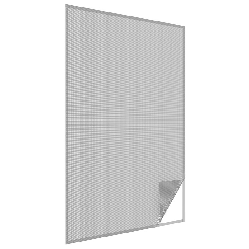 easy life Fliegengitter Insektenschutzgitter für Fenster 110 x 130 cm Weiss