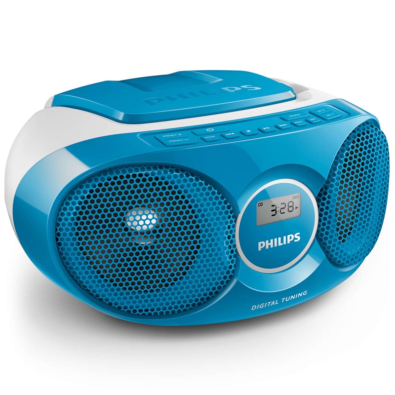 Philips AZ215N/12 CD-Radio lagunenblau