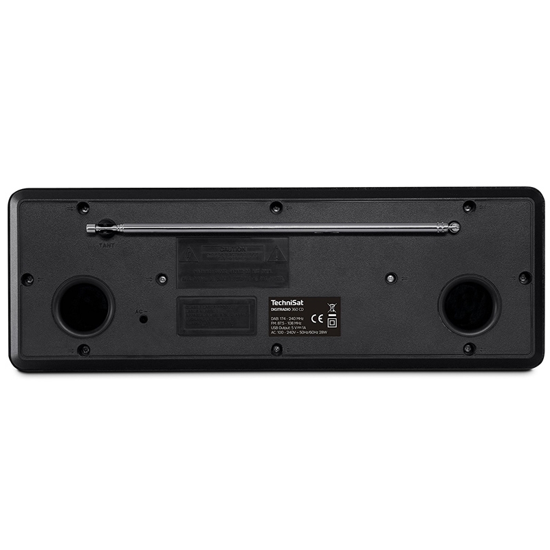 TechniSat DigitRadio 360 CD-Digitalradio schwarz
