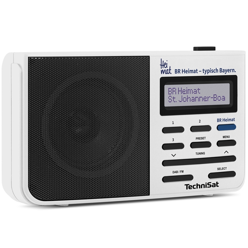 TechniSat DigitRadio 210 BR Heimat Edition Digitalradio weiss-schwarz