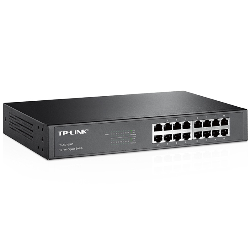 TP-Link 16port Gigab. ECO-Switch 19in