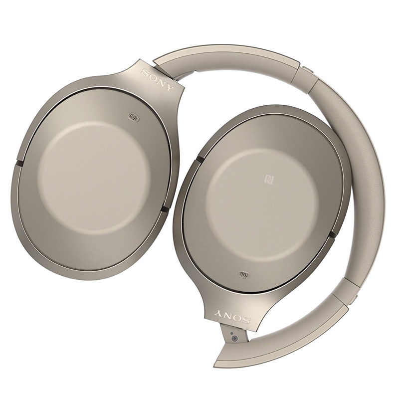 Sony MDR-1000X kabelloser High-Resolution Kopfhörer champagner