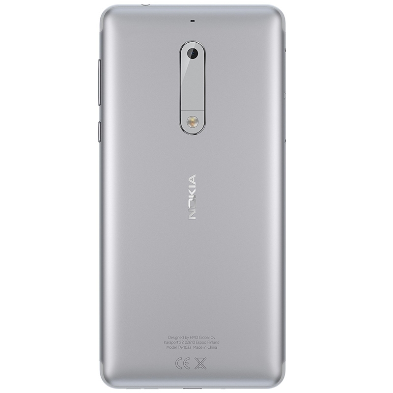 Nokia 5 Dual-SIM Smartphone silber