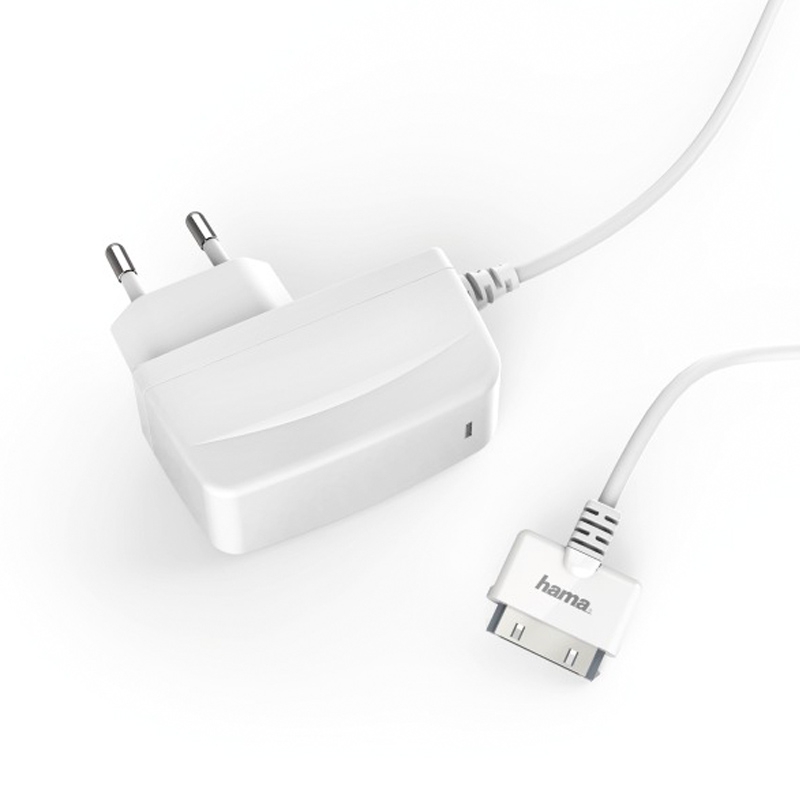 Hama Ladegerät, 30 Pin, 1 A, Weiß