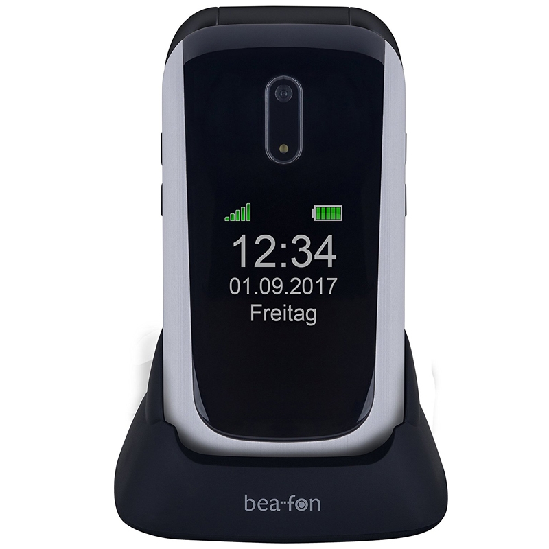 Beafon SL690 Seniorentelefon Klapphandy schwarz silber